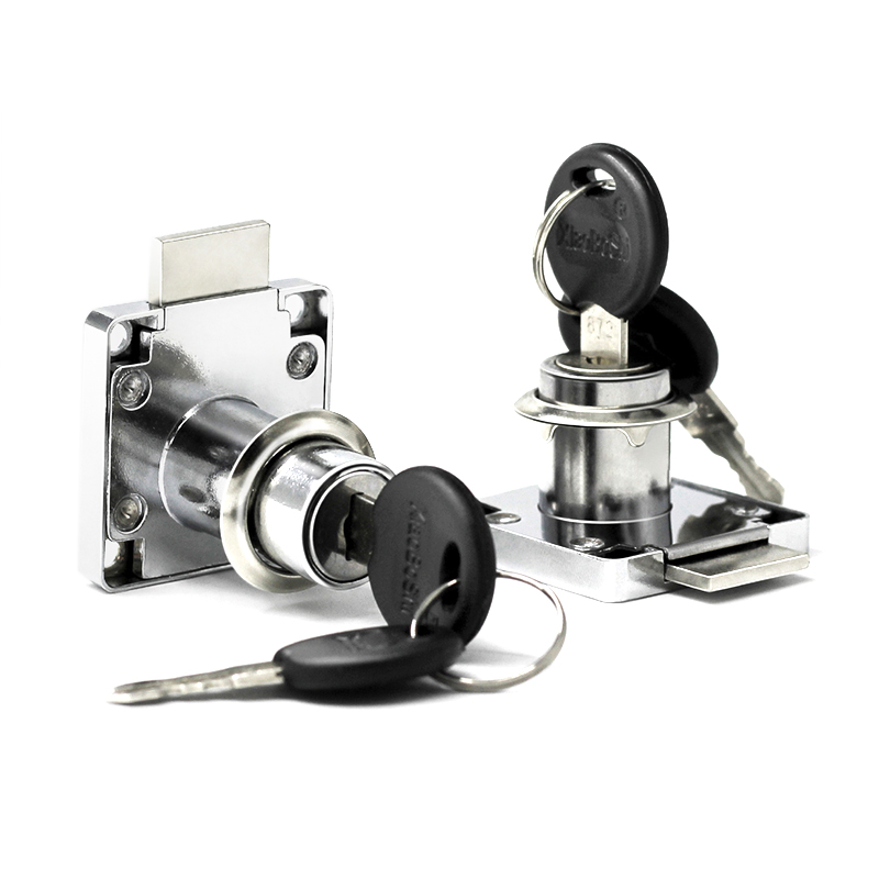 Furniture Hardware Cam Lock - Cerraduras para cajones con 2 llaves,