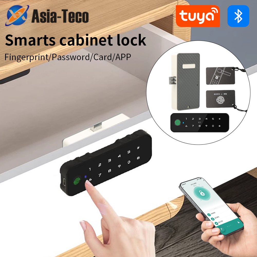 Furniture And Hardware - Tuya-armario de madera inteligente con Bluetooth,