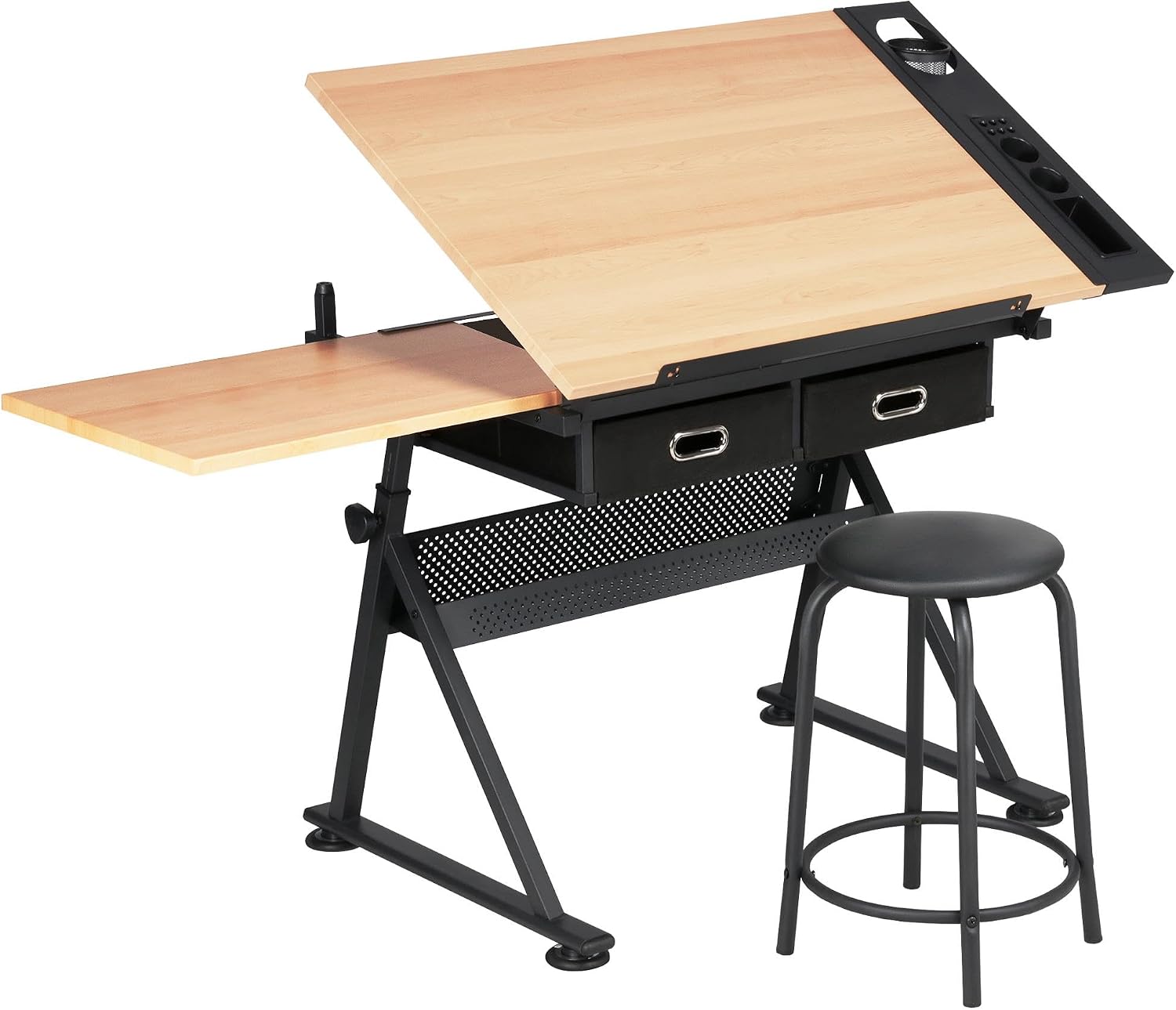 Home Furniture & Hardware Trading - Mesa de dibujo ajustable con taburete