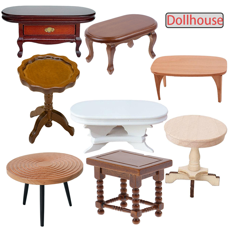 Home Furniture & Hardware Trading - Mesa redonda en miniatura para casa