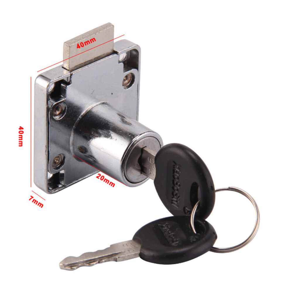 Furniture Hardware Cam Lock - 2 cerraduras para gabinetes con 4