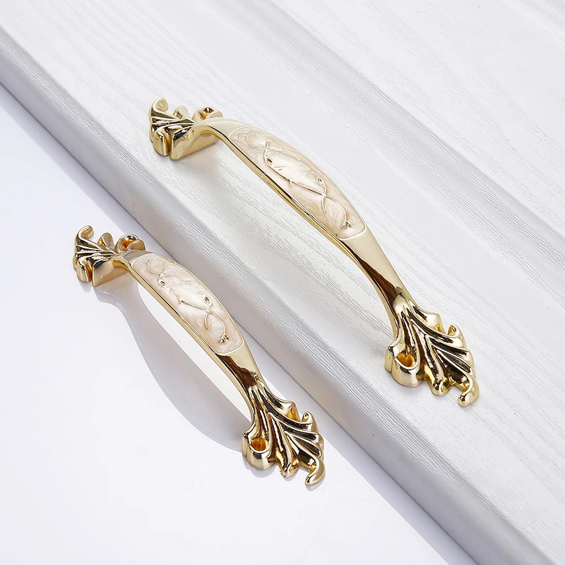 Drawer Pull Gold - YM manija europea cajón armario Wupboard