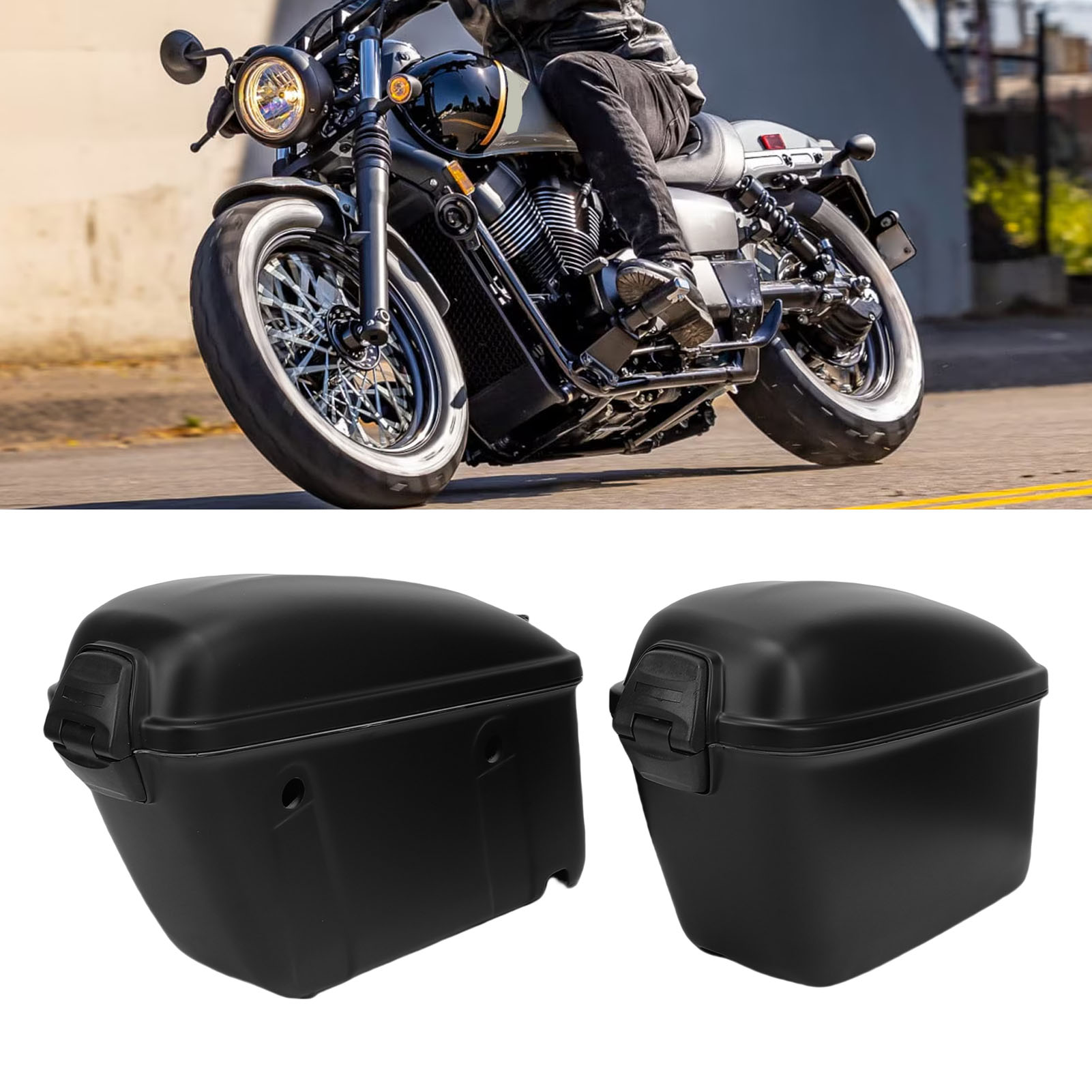 Universal Furniture Hardware - Alforjas Rígidas para Motocicleta de 22L