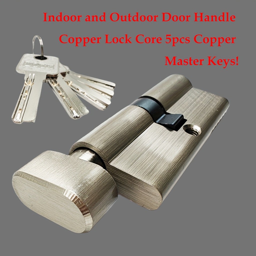 Universal Furniture Hardware - Cilindro de cerradura antirrobo de cobre,