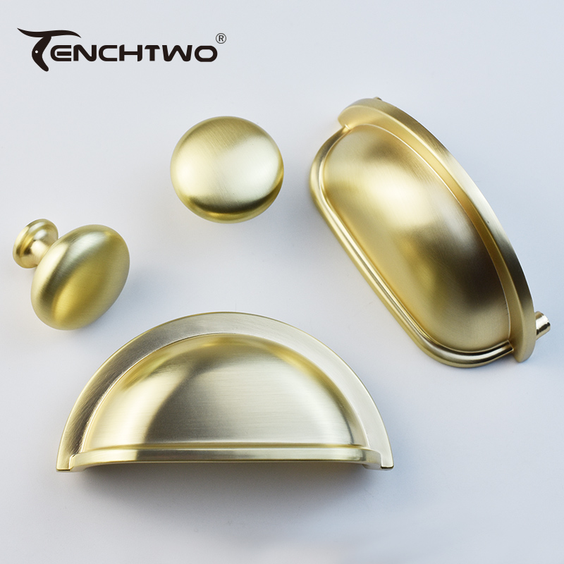 Manija de muebles de latón cep - Drawer Pull Gold reseña y precio