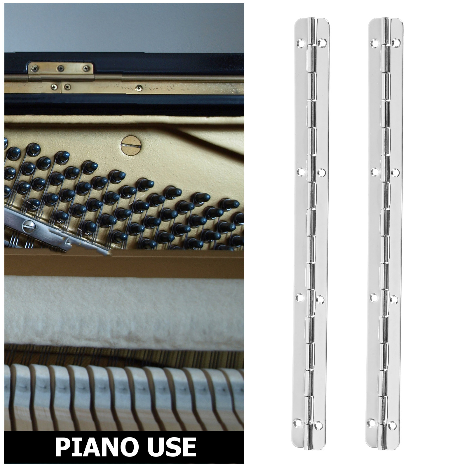 3 piezas de bisagras de hierro - Piano Hinge Continuous reseña y precio