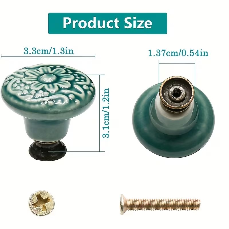 12 perillas de cerámica para g - Furniture Hardware Suppliers reseña y precio