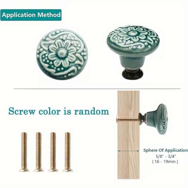 12 perillas de cerámica para g - Furniture Hardware Suppliers reseña y precio