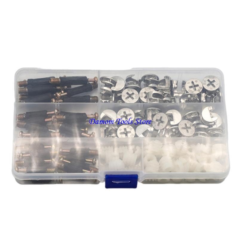 57BE Paquete 108 accesorios co - Furniture Hardware Cam Lock reseña y precio