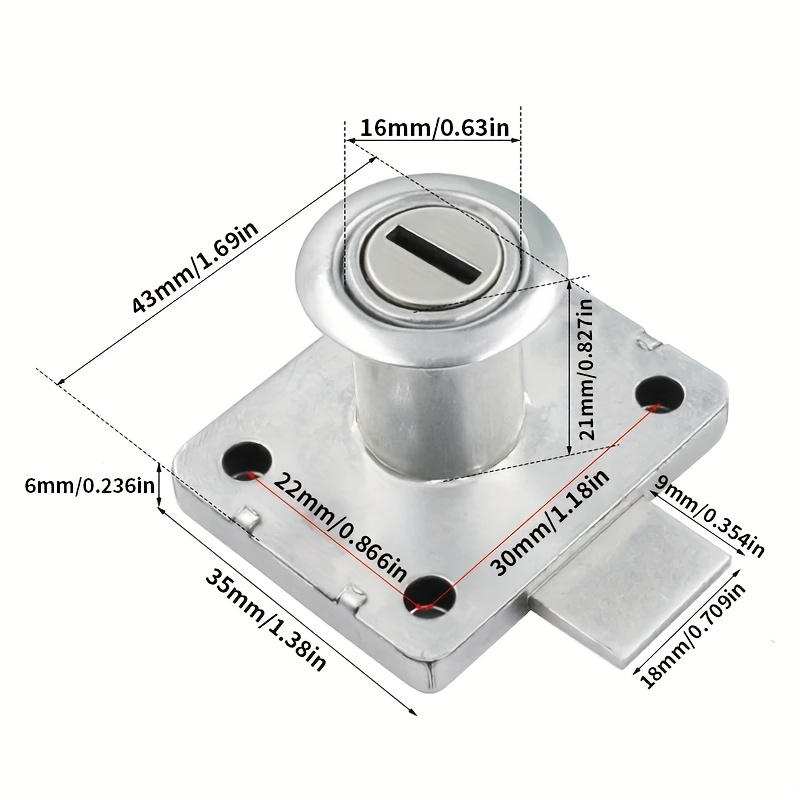 Cerradura de Cajón para Armari - Furniture Hardware Cam Lock reseña y precio