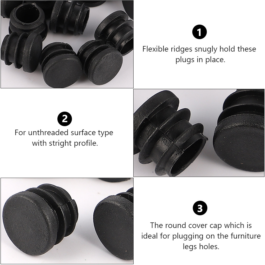 100 piezas de tapones de plást - Furniture Leveling Hardware reseña y precio